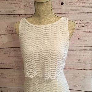 Sleeveless Ivory Dress